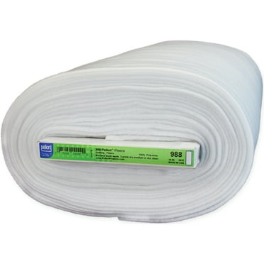 Pellon 988 Sew-in Fleece Fabric & Quilting Batting, White By the Yard