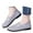 Grey, variant on Women's Flat Slip On Walking Shoes Non Slip Breathable Minimalist Knit Upper Lightweight Sneakers Spring Fall