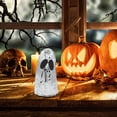thumbnail image 6 of Halloween Disco Ghost Decor Silver Mirror Disco Ball Table Decoration Glitter Spooky Ghost Sign Tiered Tray Centerpiece Party Gift, 6 of 9