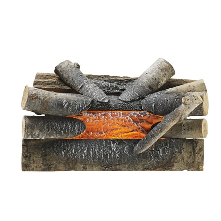 Pleasant Hearth L-20W Electric Crackling Log (Best Wood For Log Fires)