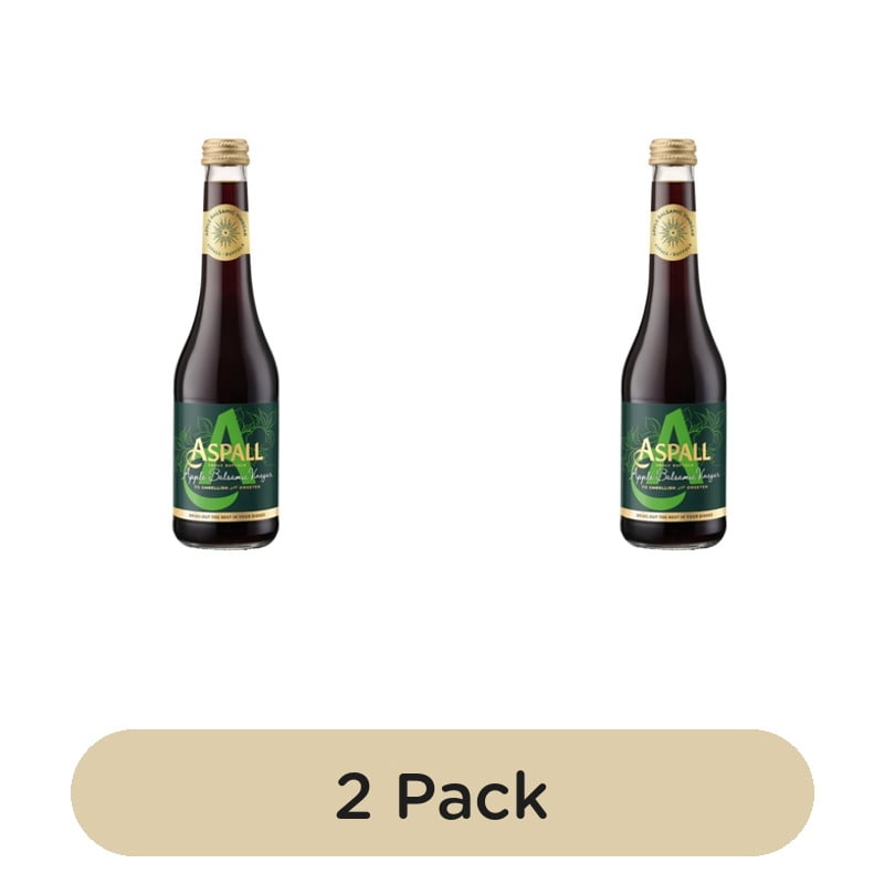 Aspall Apple Balsamic Vinegar 350ml, British Import (Pack of 2)
