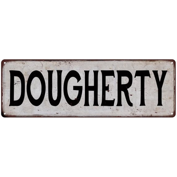 DOUGHERTY Vintage Look Gift Rustic Chic Metal Sign 6x18 206180036970