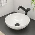 thumbnail image 4 of Black Matte Tall Wave Single Lever Bathroom Faucet, 4 of 11