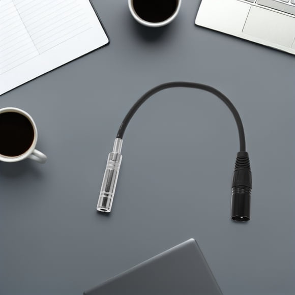 Houderco 2Ud Cable De Extensión Para Micrófono Xlr Negro Con Transmisión De Y Conexión