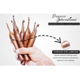 thumbnail image 3 of Wooden Crochet Hooks Set of 13-3.5mm to 12mm - Rosewood Crochet Hooks for Arthritic Hands - for Crocheting & Knitting - Ergonomic Soft Grip Handle Crochet Hooks - Gifts for Her(Dsg4, Hooks Only), 3 of 6