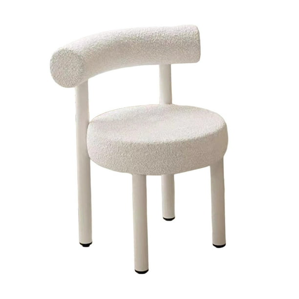 Tocador,Silla de maquillaje simple y moderna,Silla de comedor Silla de tocador cómoda de moda,Silla ergonómica para el hogar Silla de escritorio de terciopelo,Silla de maquillaje de