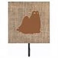 thumbnail image 2 of Carolines Treasures BB1079-BL-BN-SH4 Maltese Burlap and Brown Leash Or Key Holder, 2 of 2