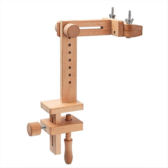 Rollbacks & More Embroidery Stand,Adjustable Tabletop Table Stand, Desktop 360 Rotating Lap Frame for Bed