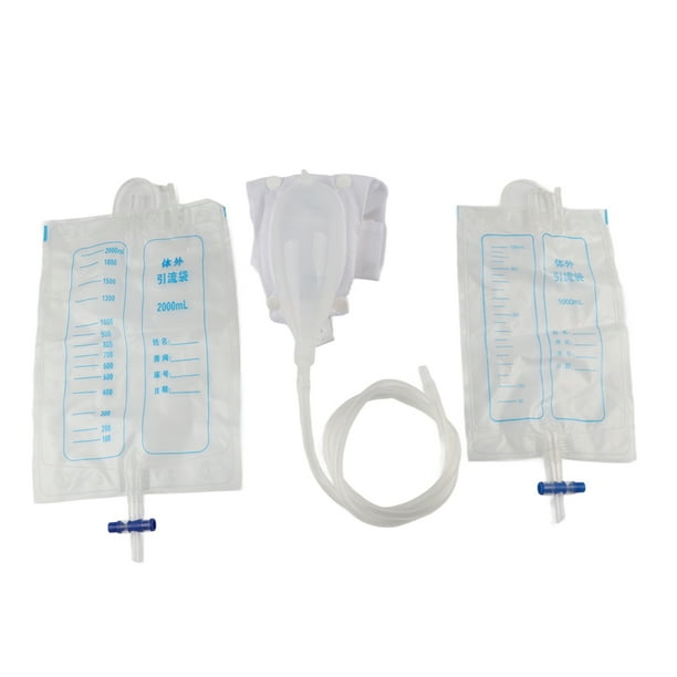Urine Catheter Bags, Silicone Urinal 1000ml Bag 2000ml Bag For Urinary