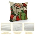 Chilfamy Christmas Tree Snowman Gnome Decorative Throw Pillow Covers