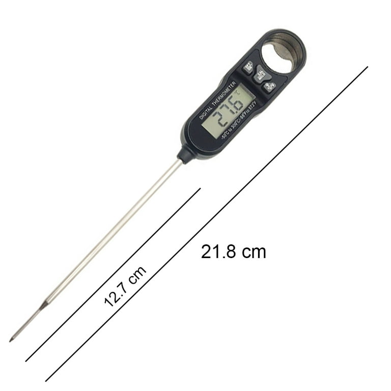  Instant Read Meat Thermometer, Digital Food Thermometer for  Cooking, Kitchen Candy Thermometer with Fahrenheit & Celsius (℉/℃) Switch  for Oil Deep Dry BBQ Grill Roast Turkey Smoker (red): Home & Kitchen