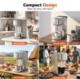 thumbnail image 6 of Coffee Maker 2-in-1 Single Serve Coffee Machine for K-Cup Capsule Pod and Ground Powder Brewer for Home Office Kitchen, Black, 6 of 8