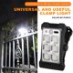 thumbnail image 4 of Lámpara de clip solar YD-18 para exteriores, portátil, impermeable, con sensor corporal, para patio, jardín, hogar, camping, luces de pared, 4 of 5