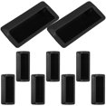 thumbnail image 4 of 10 tiradores de puerta empotrados de plástico para cajón de armario, modernos, negros, únicos, para puertas de armario, 4 of 7