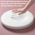 thumbnail image 3 of XINQIHANG Round Chair Cushions 14 inch, Stool Cushions Round 14 Inch Upgrade Memory Foam Seat Cushion, Detachable Chair Pads with Hidden Zipper Design, Work from Home Essentials Pink, 3 of 7