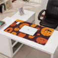 thumbnail image 3 of Long Mouse Pads for Desk,Halloween Jack Lanterns Variety Pattern Desk Mats on Top Of Desks, Desk Mouse Pad Extra Large with 3mm Non-Slip Base and Stitched Edge for Gaming,Office,Work,Home 31.5x15.7in, 3 of 5