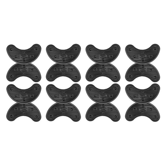 8 Pairs 4mm Durable Glue on Shoe Sole Tip Anti Slip Rubber Grip Pads Protectors Repairing Accessory