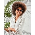 thumbnail image 5 of Foster Grant Ladies Square Black Sunglasses, 5 of 5