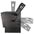 thumbnail image 3 of Comfort Zone Ceiling Mount Fan Forced Industrial Heater w/ Remote, Black, 3 of 9