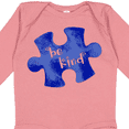 thumbnail image 4 of Inktastic Autism Awareness Be Kind Dark Blue Puzzle Piece Boys or Girls Long Sleeve Baby Bodysuit, 4 of 5