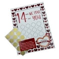 thumbnail image 1 of Valentine's Day Mystery Scratch Off Card With 14 Surprise Options Custom DIY Note For Your Special Someone, 1 of 9