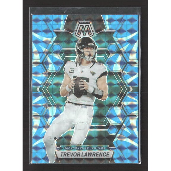 2023 Panini Mosaic Prizm Trevor Lawrence #102 Blue Genesis Jacksonville Jaguars Football Card