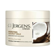 Jergens Crema Hydrating Coconut Milk Body Cream 8 oz. Jar