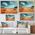 thumbnail image 4 of Designart "Nevada's Arid Landscape II" Landscapes Framed Wall Art Decor - Traditional Brown Canyon & Desert Entryway Framed Wall Art, 4 of 6