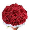 thumbnail image 4 of Haobase Rose Artificial Flowers, 25pcs Real Looking Fake Foam Roses for DIY Bouquets Wedding Party Centerpieces Arrangements Baby Shower Home Decorations, 4 of 4