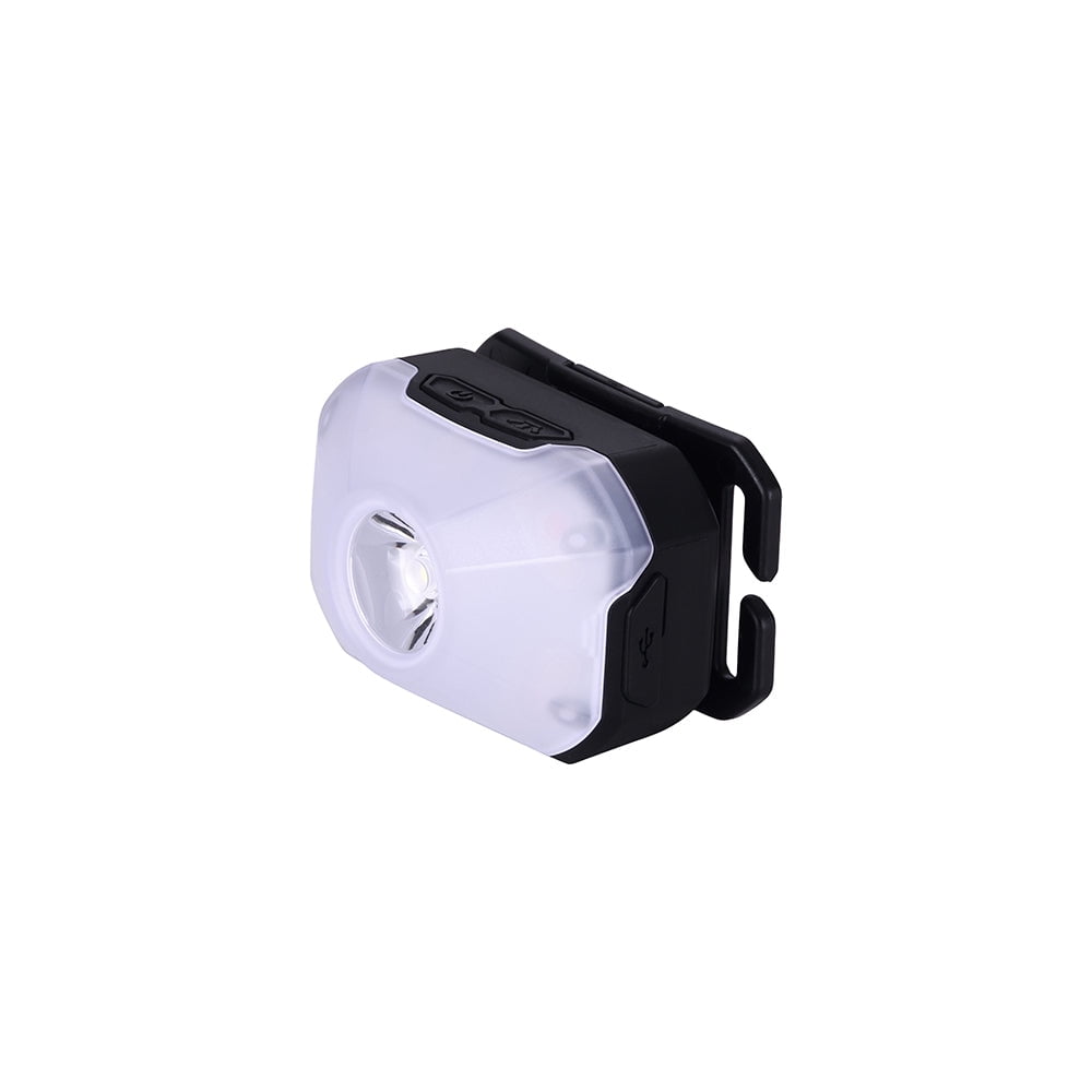 Claymore Heady2 (Black) - Rechargeable LED Headlamp Flashlight, Lightweight for Camping, Running, Hiking, Emergency & Industrial Use. USB-C Charging, Up to 40 Hours Battery Life, Waterproof.