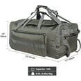 thumbnail image 2 of REDCAMP 140L Extra Large Rolling Duffle Bag with Wheels, Foldable Travel Luggage Waterproof Collapsible Design with Shoulder Straps, Green, 2 of 7