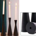 thumbnail image 5 of 3 juegos de candelabros cónicos de metal, candelabros para cenas de bodas, fiestas, decoración del hogar Zhivalor  CPB-SSW124-1, 5 of 5