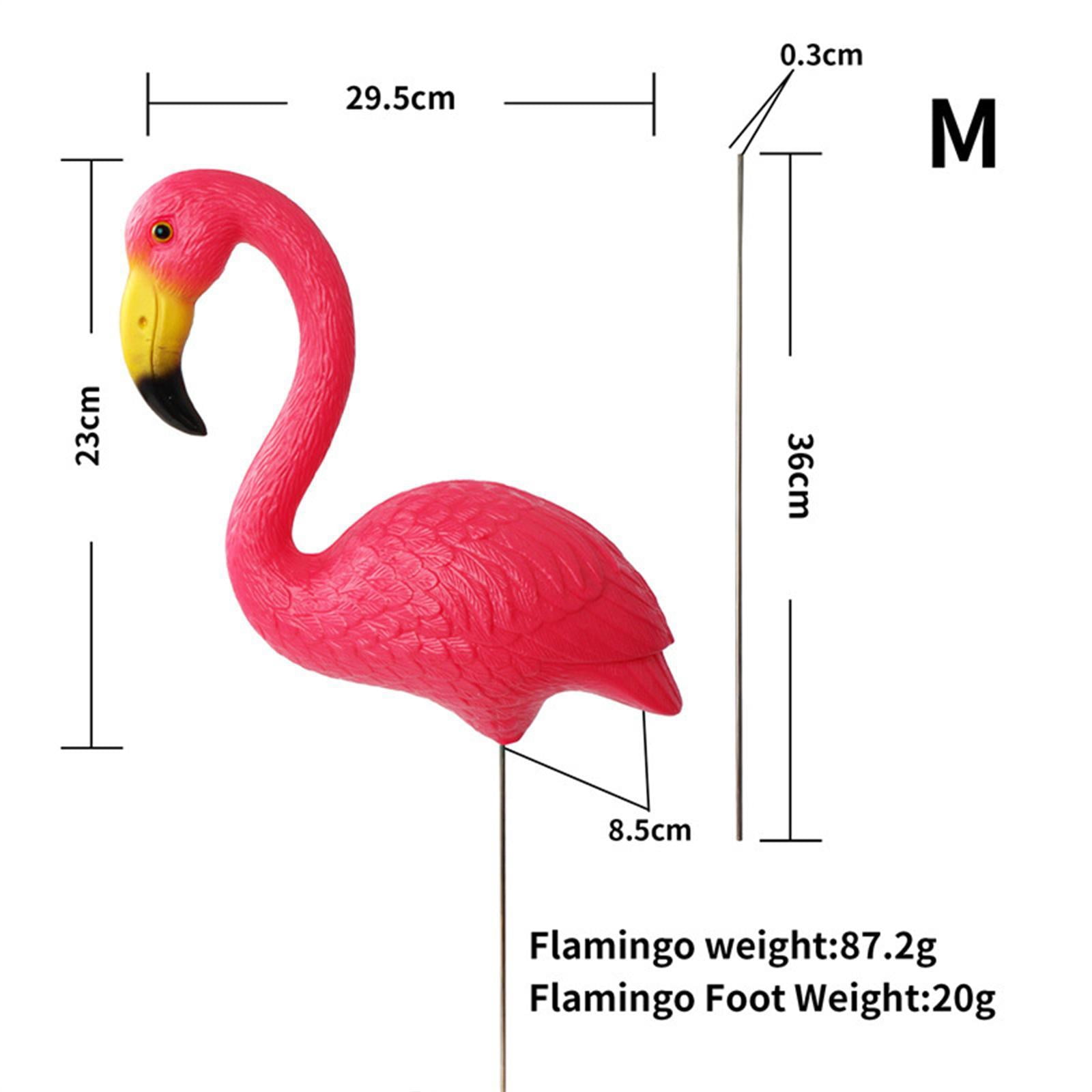Dualoai Iron Sailboat Bird Sculpture Tabletop Ornament Feng Shui Decor Collection Decorative Figurine for Table Centerpiece Desk Bookshelf Yard Art Ornament Fairy Garden Accessories Flamingo