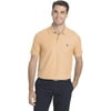 IZOD Mens Slim Fit Advantage Performance Short Sleeve Solid Polo Medium Slim Canteloupe