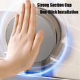 thumbnail image 6 of Tanuse Corner Suction Cup Storage Rack for Bathroom - Space-Saving Organizer for Washstands Or Wall, Provides Ample Storage for Toiletries, Ideal for Bathroom Organization Shelf, 6 of 7