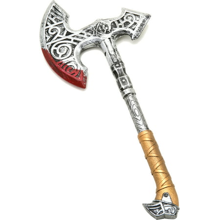 Bloody One Handed Medieval Viking Axe Toy Costume Accessory