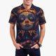 thumbnail image 1 of Fotbe Dreamy Jester Under Stars Camiseta Polo de Golf para Hombre con Estampado – Camisa Deportiva Transpirable con Cuello Abotonado-Small, 1 of 6
