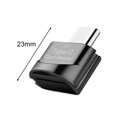 thumbnail image 5 of SPRING PARK Portable USB 3 1 Type C/Micro USB Card Reader Convenient USB C TF OTG Adapter Type C Memory Card Reader Mini Zinc Alloy High Speed Card Reader, 5 of 7