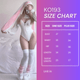 thumbnail image 4 of KORURACLUB Heart-Lock Floppy Bunny Jumpsuit Cosplay Outfit for Women Comfortable Fit Minimalist Basic Black Costume, 4 of 4