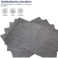 thumbnail image 2 of Set de Manteles Individuales Bluelander 5 piezas 45 x 30 cm Gris, 2 of 4