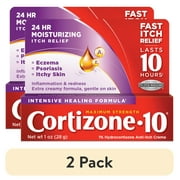 (2 pack) Cortizone-10 Intensive Healing Anti-Itch Creme, 1oz