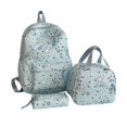 thumbnail image 4 of HJYCHN Backpack for Boys Star Print 3Pc Set Daypack with Drawstring Lunch Tote Pencil Case Back to School Supplies for Kids Bookbag for Girls Light Blue, 4 of 4