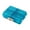 Blue, variant on Shoreew Pill Case Secure Buckle Close 8 Compartments Pill Dispenser with Removable Lids Travel Pill Organizer