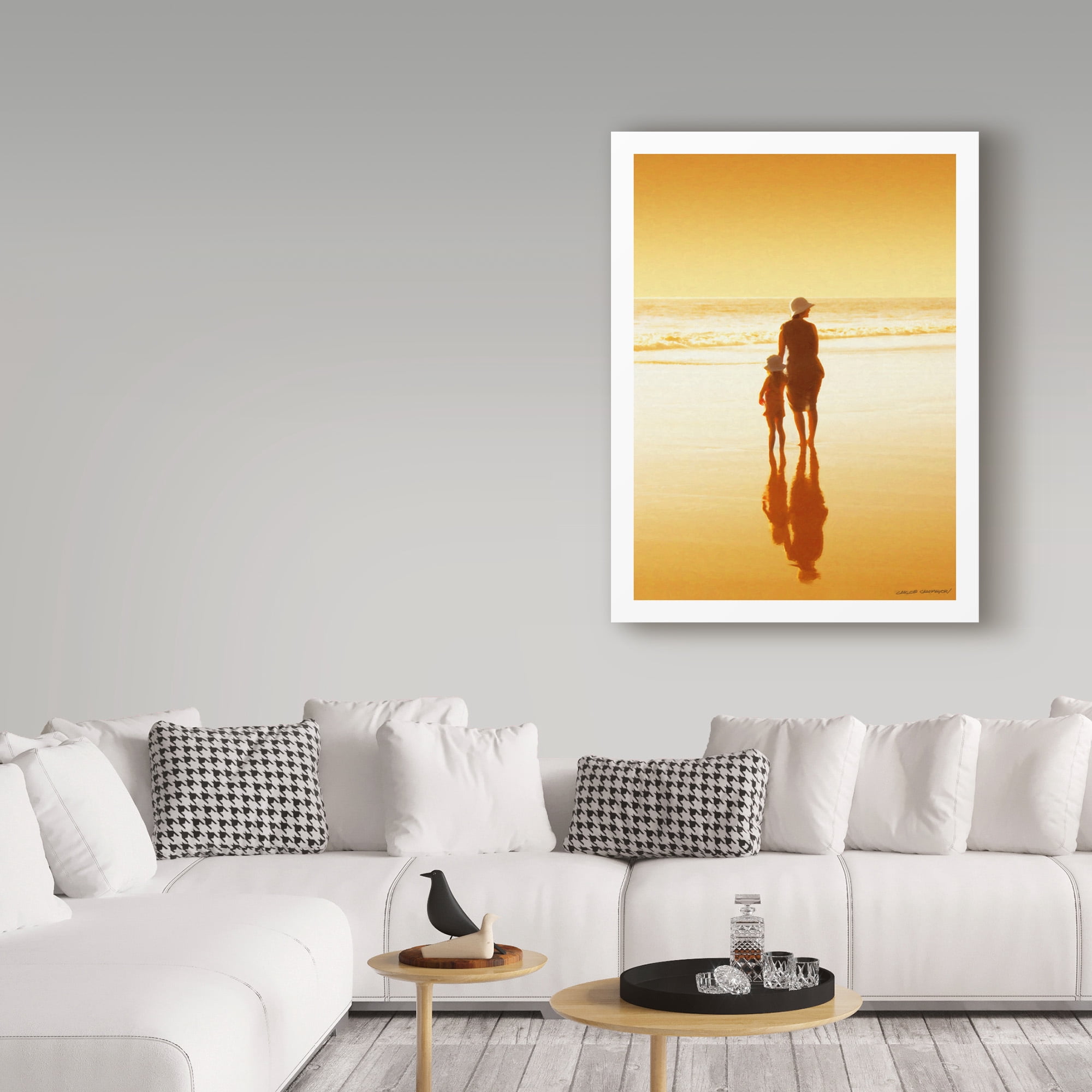 Trademark Fine Art 'Mother And Daughter 2' Canvas Art by Carlos Casamayor