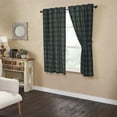 thumbnail image 3 of VHC Brands, Pine Grove Plaid Short Panel, Green, 63x36, Set of 2, 3 of 3