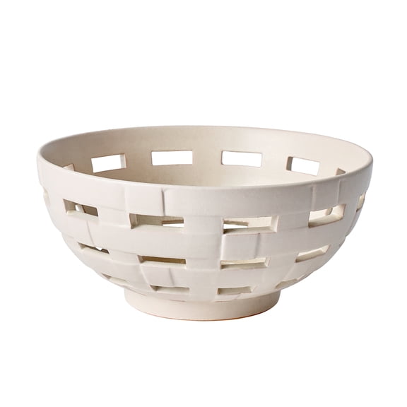 BHG Decorative Woven Ceramic Bowl