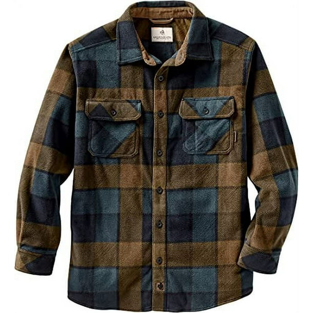 Legendary whitetails men's navigator fleece button up shirt clearance