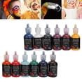 thumbnail image 1 of Body Art Paint, Safe Ingredients Dry Quickly Rich Colors Uniform Color Body Paint Set Convenient Cleaning  for Face for Body, 1 of 8