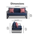 thumbnail image 3 of Tommy Hilfiger Monterey Outdoor Sofa in Gray Gunmetal, 3 of 12