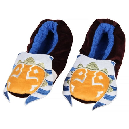 

Star Wars Clone Wars Ahsoka Tano Slipper Socks No-Slip Sole (Large)